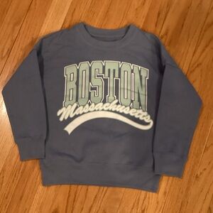abercrombie kids Blue Boston Massachusetts Sweatshirt